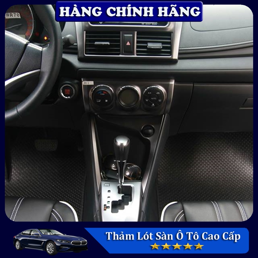 Thảm Lót Sàn Ô Tô KATA Cao Cấp Cho Xe Toyota Yaris (2014 – 2023) - Không mùi, Không ẩm mốc, Dễ dàng vệ sinh