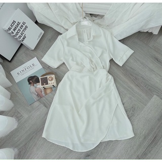 ĐẦM SƠ MI PLI HÔNG