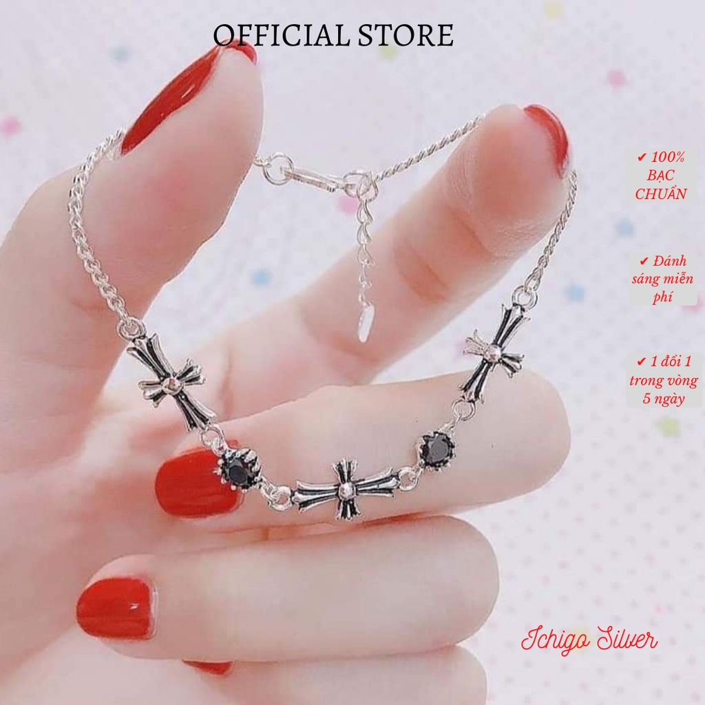 Lắc tay bạc nữ, vòng tay bạc nữ bạc thái S925 cao cấp cá tính mới