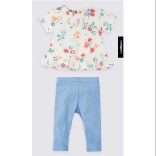 Set đồ M&S cho bé gái 6/9M, 9/12M- nguyen thu hang