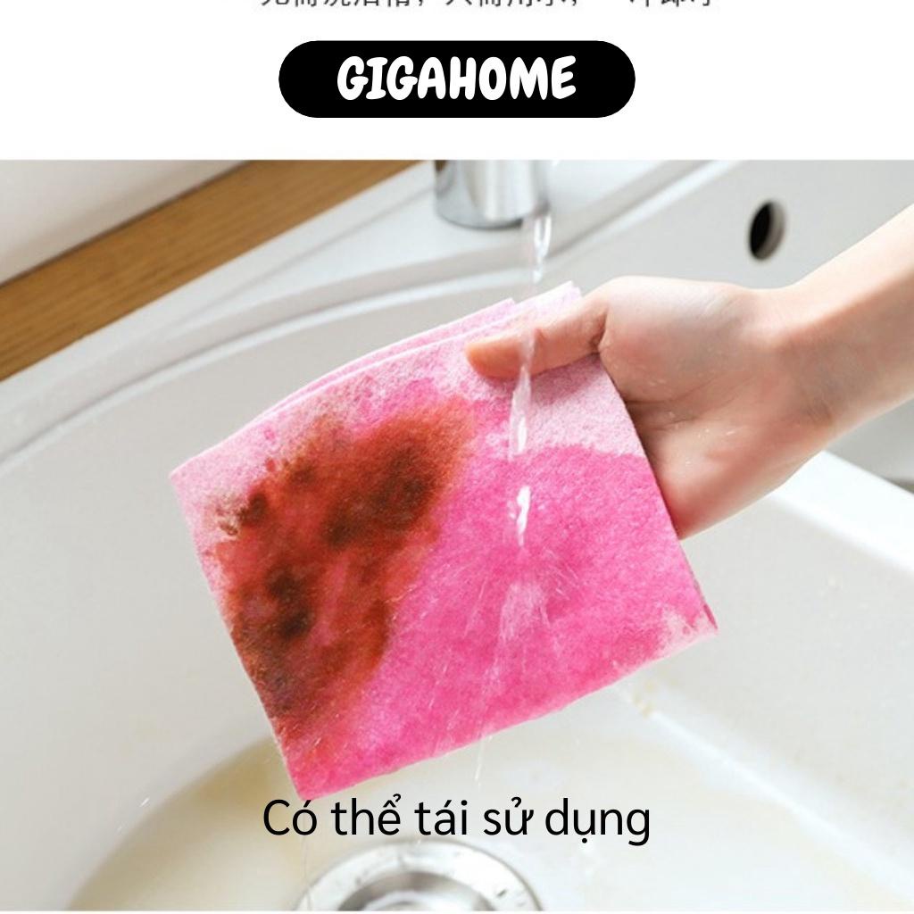 Khăn Lau Nhà Bếp GIGAHOME Cuộn Khăn Lau Chén, Dĩa 3m Đa Năng Làm Từ Vỏ Dừa, Thấm Hút Tốt 7310