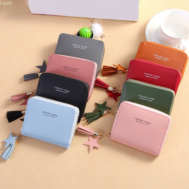 Ví Mini Có Khóa Kéo Thời Trang Dành Cho Nữ