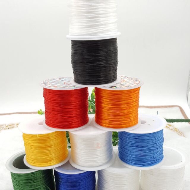 Combo 11 cuộn dây cước chun co dãn để xâu vòng