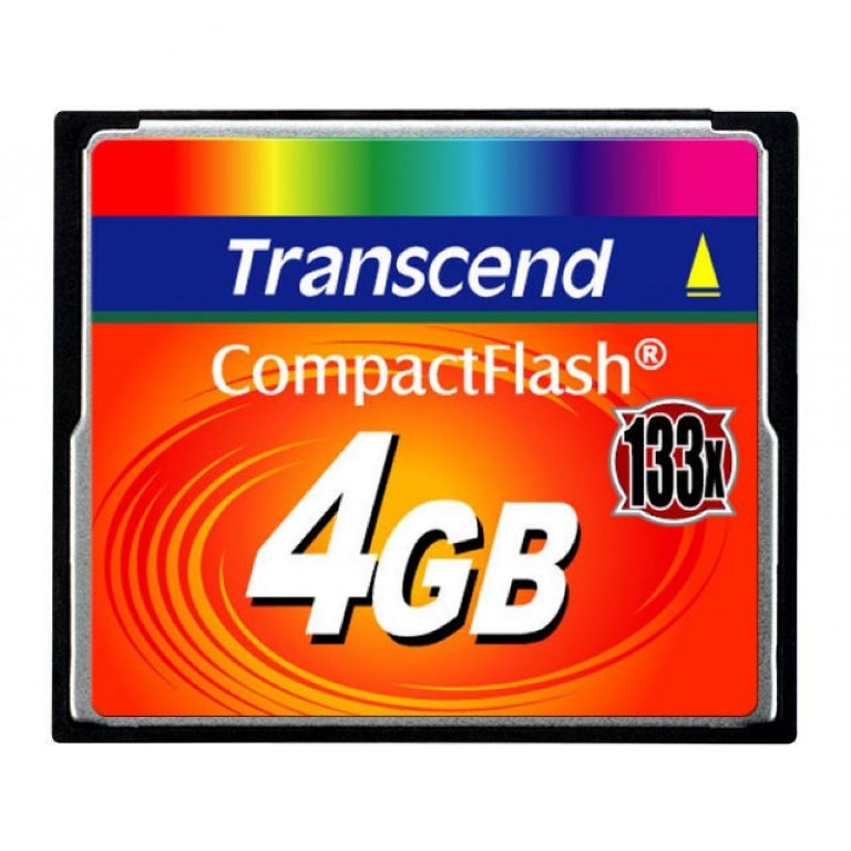 Thẻ nhớ CF Transcend CompactFlash 4GB 133x Speed dùng cho máy ảnh , máy CNC