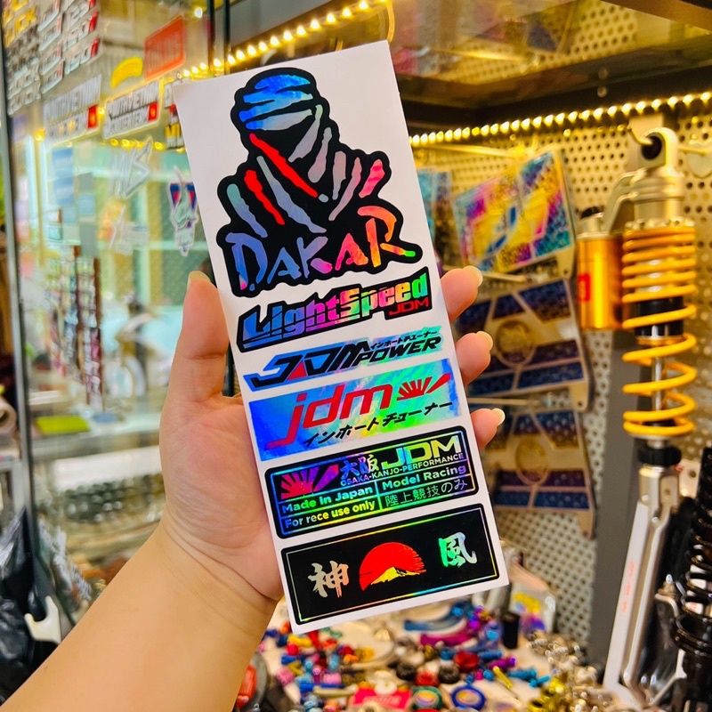 Set Tem Sticker màu hologram cực đẹp ✌