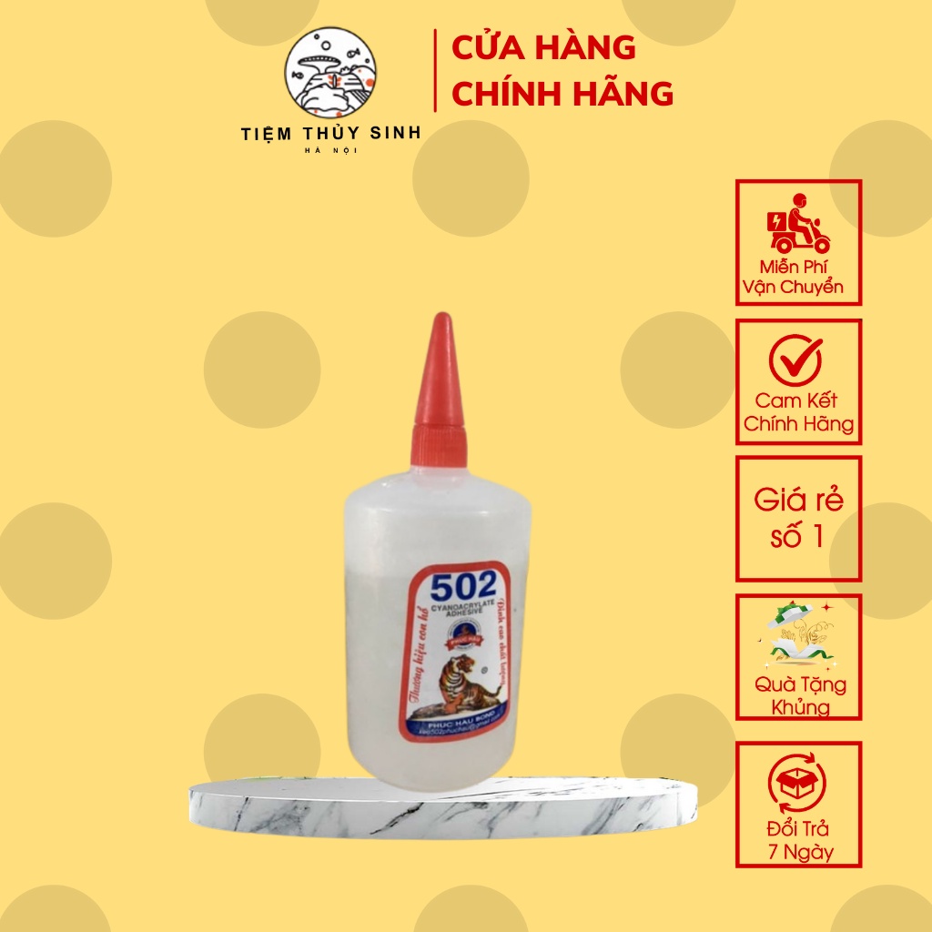 Keo 502, Keo Dán Đa Năng Siêu Dính Mau Khô, Keo 505 Phúc Hậu Chai Lớn 200ml