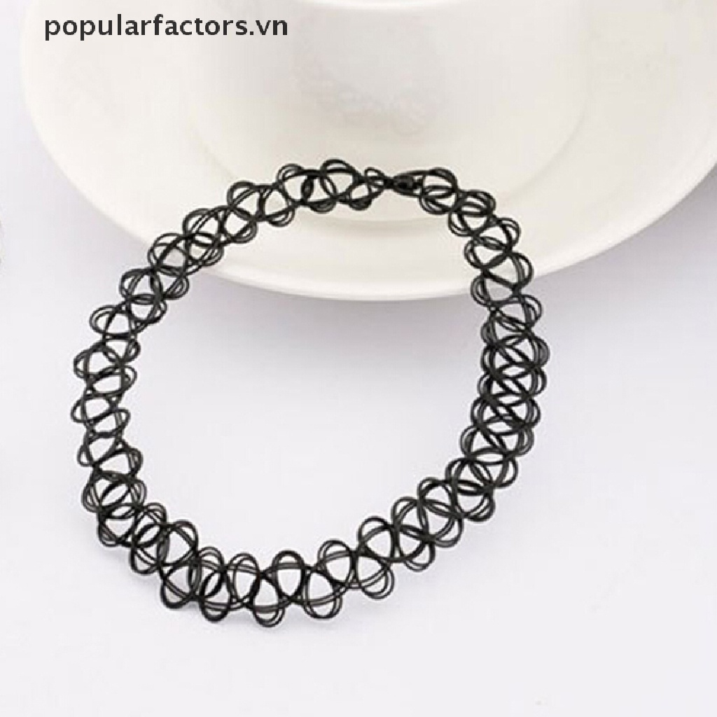 Vòng cổ choker co giãn thiết kế đơn giản thời trang cho nữ