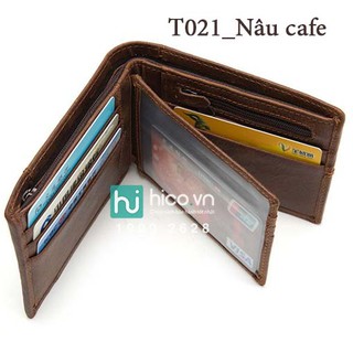 Ví Nam Da Bò Nguyên Miếng Cao Cấp T021 - Nhỏ Gọn Cực Sang Trọng
