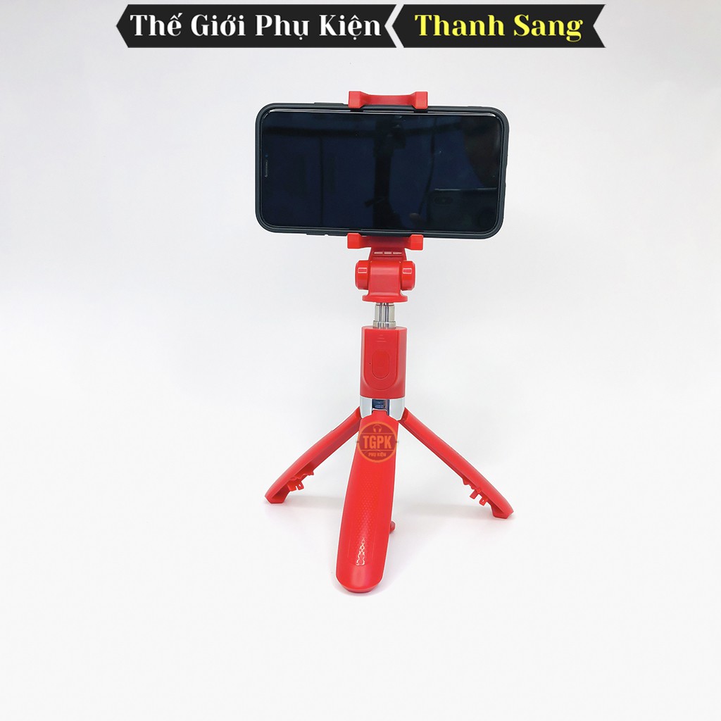 [Ảnh Thật] Gậy tự sướng Selfie Stick L01 Tripod Cao cấp | Kết nối qua Remote Bluetooth chụp ảnh dễ dàng