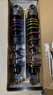 phuộc xe wave dream SYM màu titan, ty lớn 12mm