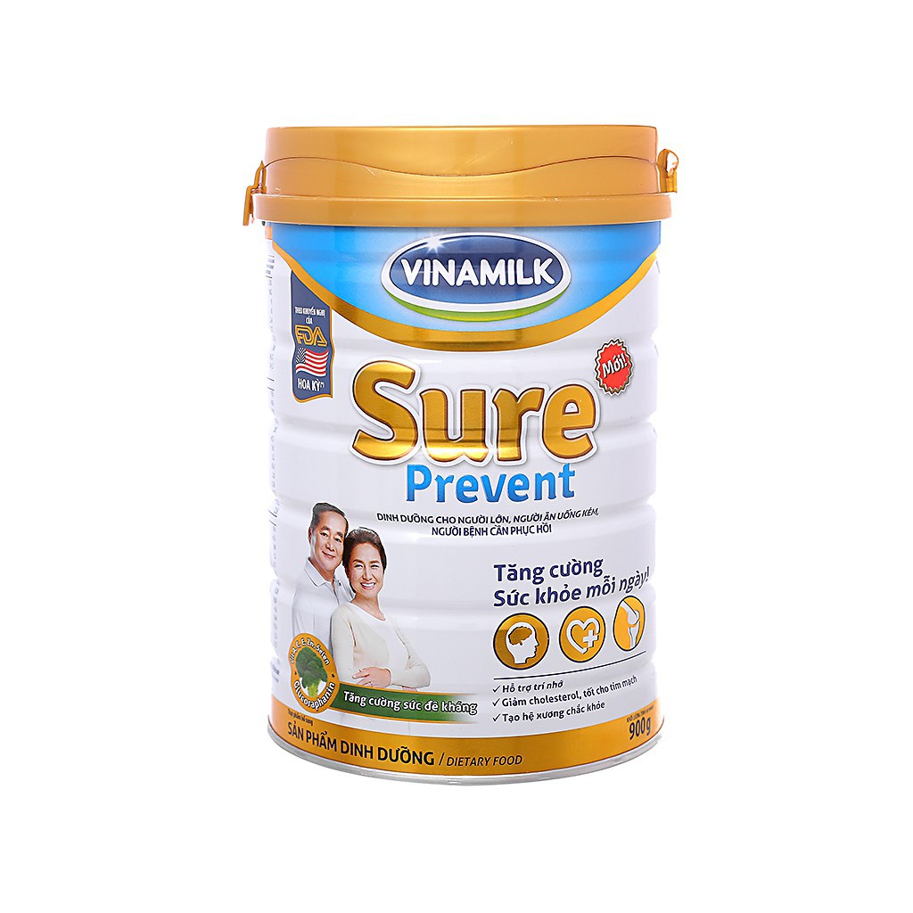 Sữa Dinh Dưỡng Vinamilk Sure Prevent Lon 900g