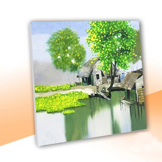 bộ 3 bức tranh quê hương