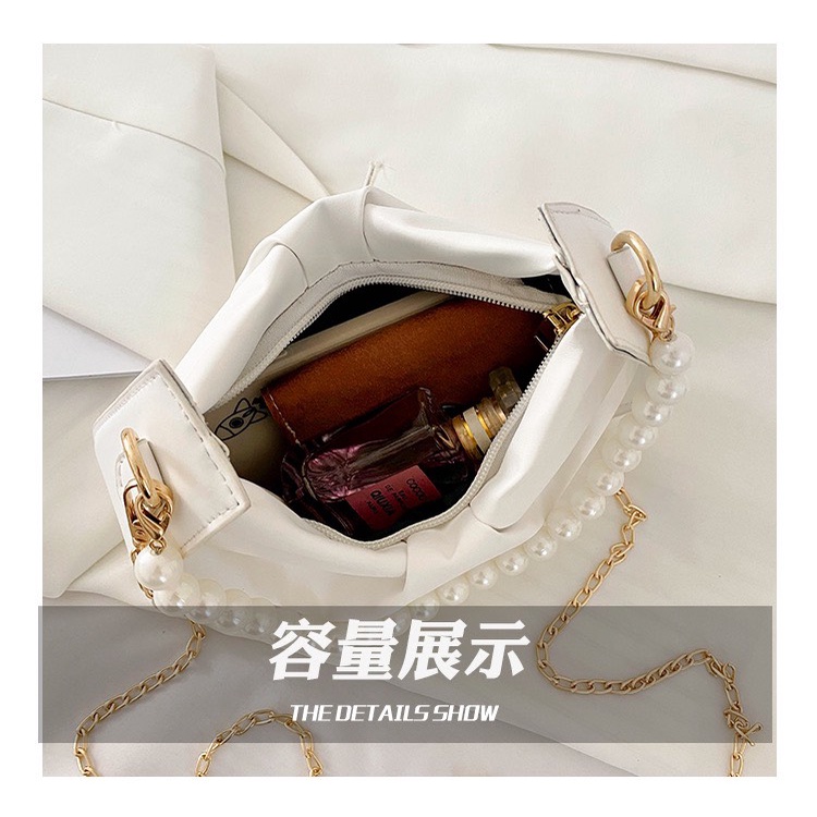 Túi Xách Nữ Trắng Đeo Chéo Thanh Lịch Kiểu Pháp Xu Hướng Năm 2022