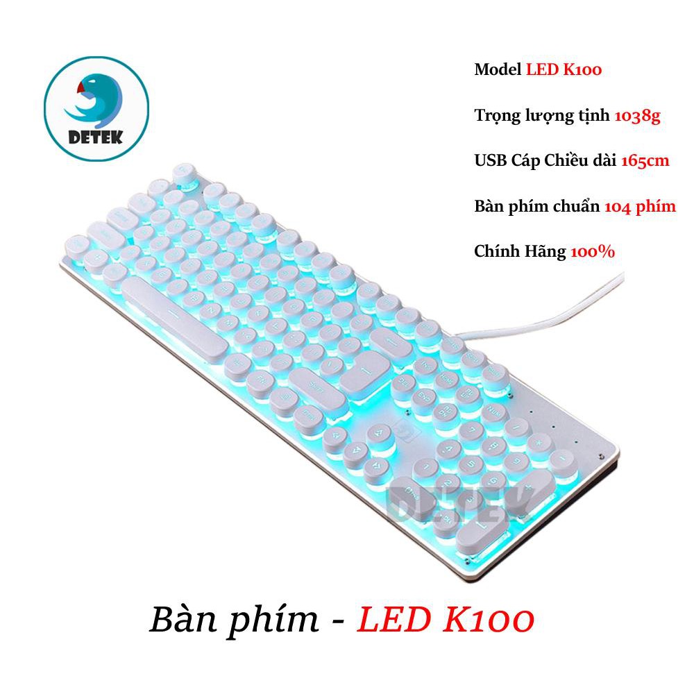 ( có video ) ⌨ Bàn phím keycap tròn Classic K100 K620 LED siêu đẹp | WebRaoVat - webraovat.net.vn