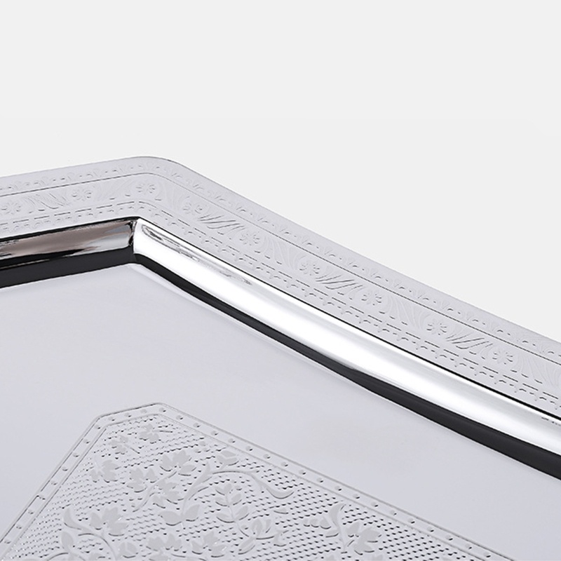 Khay Đựng Đồ Đa Năng Bằng Thép Không Gỉ Kiểu Dáng Thanh Lịch