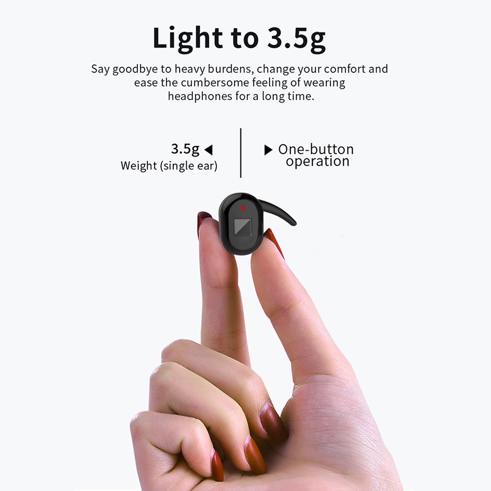 True Wireless Stereo Headphone Mini in-Ear Touch Bluetooth V5.0 TWS Y30 Earbuds Waterproof Sports Portable Earphone with Charging Box Touch Control for Iphon 6/6s/7/8/X Sumsung Huawei Oppo Vivo Xiaomi