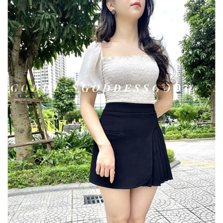 Chân váy xếp ly chữ a