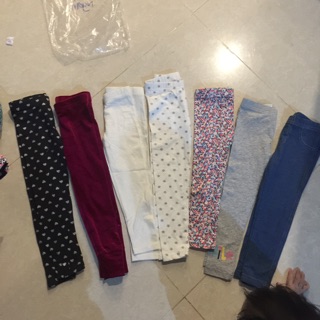 Combo 3 quần legging cho bé xuất khẩu