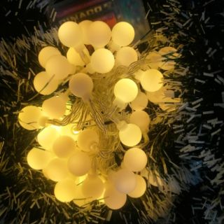 [RẺ VÔ ĐỊCH] Đèn led dùng Pin Bi vàng 50 bóng