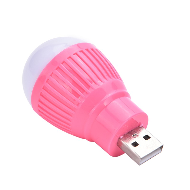 Bóng đèn LED mini ánh sáng trắng nhỏ gọn tiện dụng cổng cắm USB dùng khi đọc sách