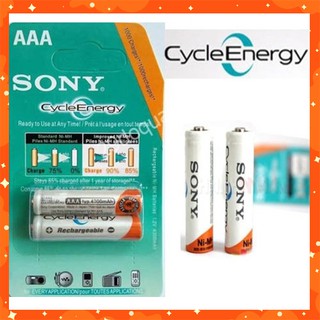 Vĩ 2 Viên Pin Sony 3a Sạc Được