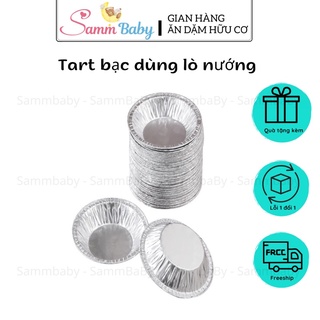 Set 25 khuôn tart giấy bạc nướng bánh sammbaby