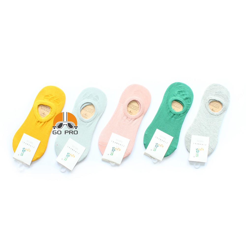 01 Đôi Tất (Vớ) Cotton Ziranpai Đi Giày Lười, Giày Thể Thao Nữ (C1)