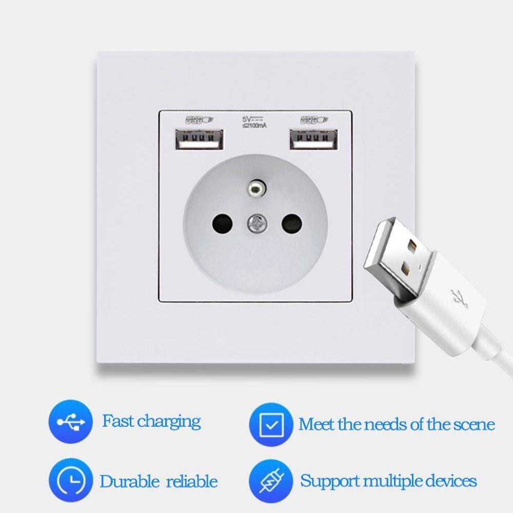 Ổ Cắm Điện Tiêu Chuẩn EU Kiểu Dáng Tiện Dụng Dành Cho Gia Đình