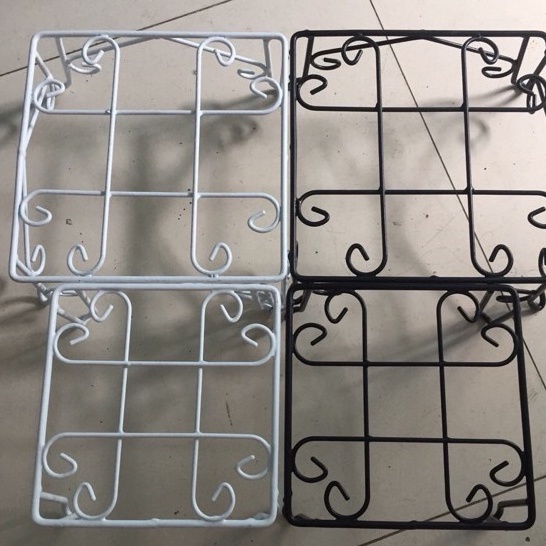 Combo Đế Lót Chậu Cây, Kệ Lót Đồ Gia Dụng, Vĩ Lót Đa Năng (Chân Cao 12-15cm)