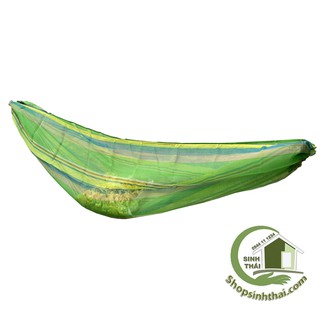 Võng lưới cước dày - võng ngoài trời siêu bền đẹp - màu xanh
