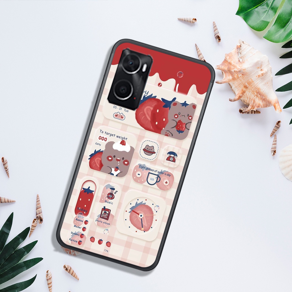 ỐP LƯNG OPPO A76 4G - REALME 9 4G - REALM E9i , IN HÌNH GẤU NÂU CHOCOLATE ĐÁNG YÊU.