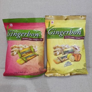 Combo 3 gói kẹo gừng chanh mật ong gingerbon 125gra.