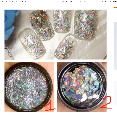 set trang trí nail
