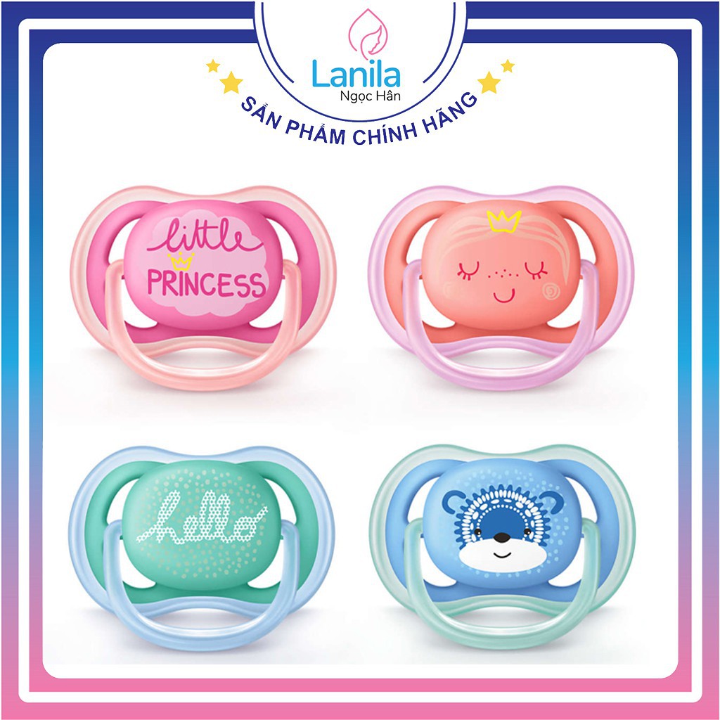 Ti Giả Avent Từ 6 - 18M, Ty ngậm thông khí hiện đại Avent - Chính Hãng