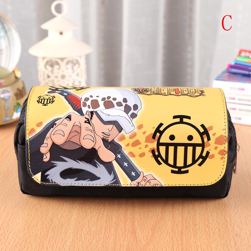 Túi Đựng Bút In Hình Nhân Vật Zoro/Law/Luffy Trong Anime One Piece Đẹp Mắt