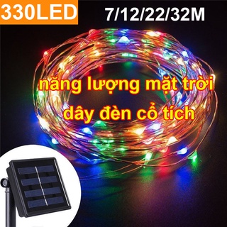Dây đèn led trang trí ngoài trời chống nước 7m 12m 22m 32m 330led