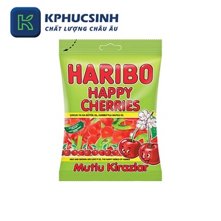Kẹo dẻo Haribo Happy Cherries 80g KPHUCSINH - Hàng Chính Hãng