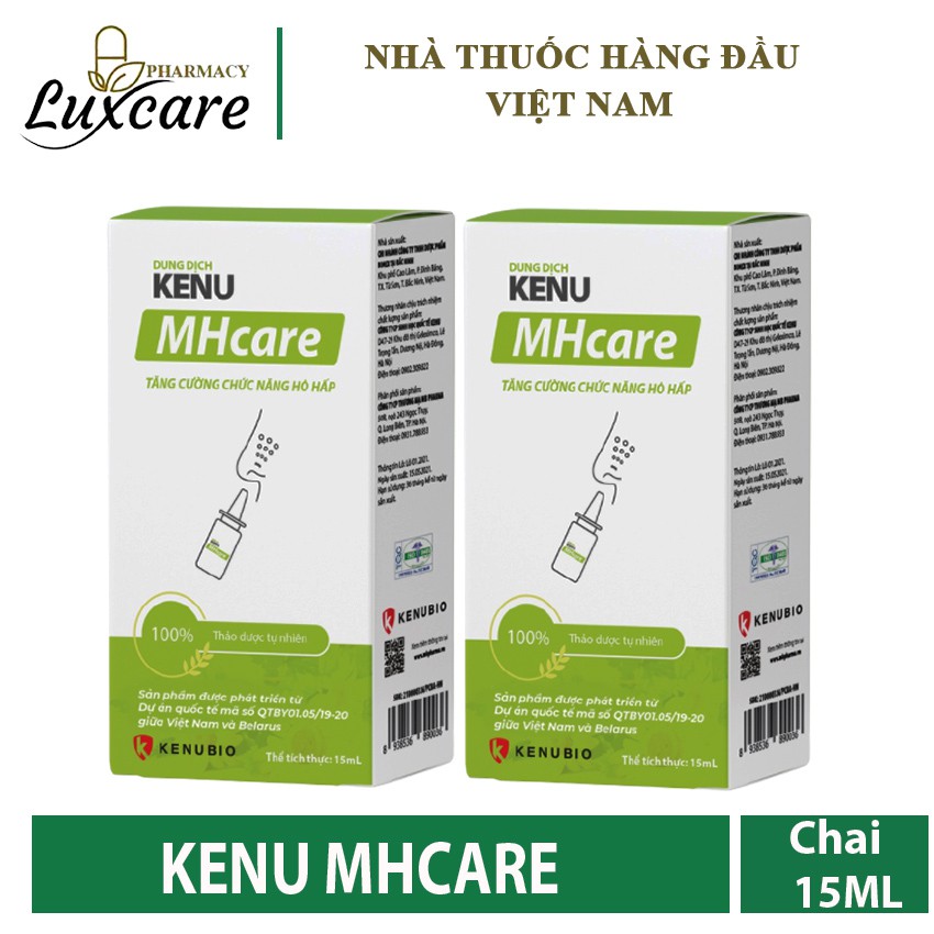 Dung Dịch KENU MHcare 15ML – Giúp Tăng Cường Sức Khỏe Hô Hấp - LUXCARE