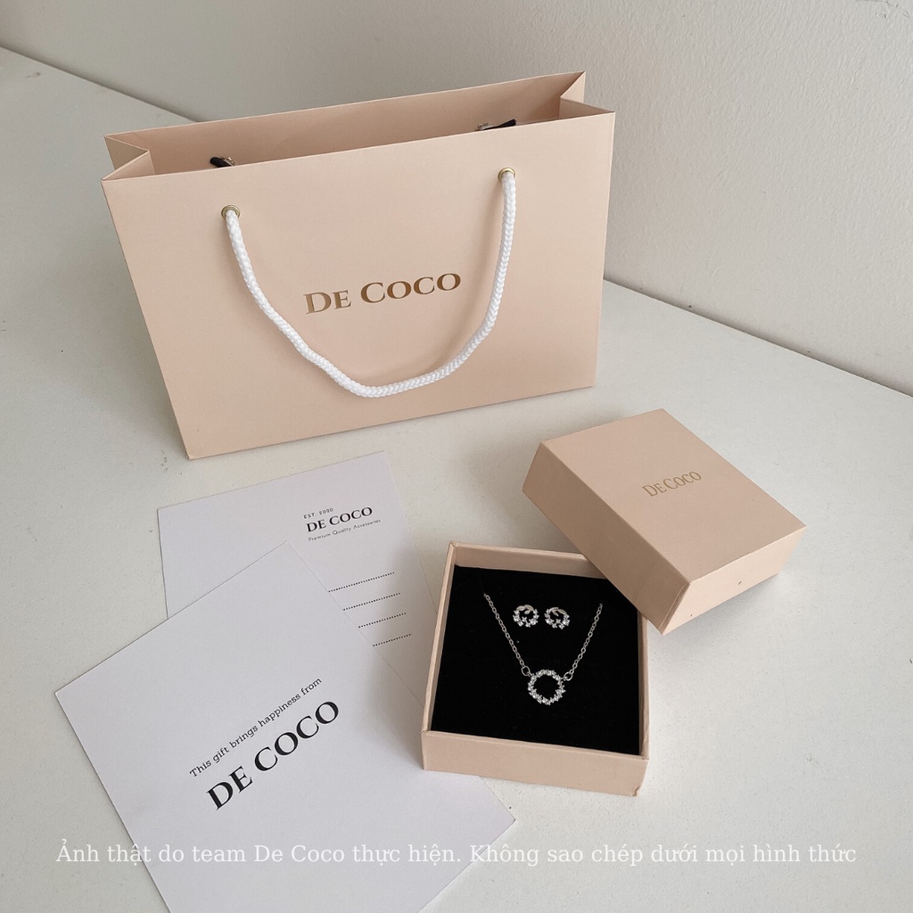HỘP ĐỰNG QUÀ KRAFT HỘP ĐỰNG TRANG SỨC (Hộp rỗng) De Coco