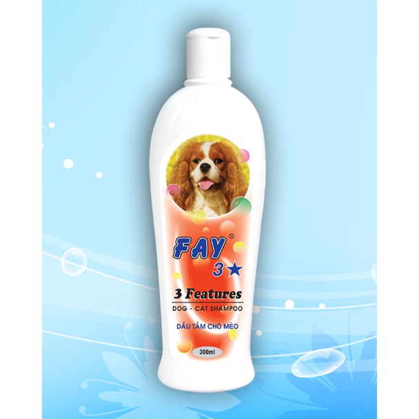 Sữa tắm 3 sao 300ml Fay cho chó mèo