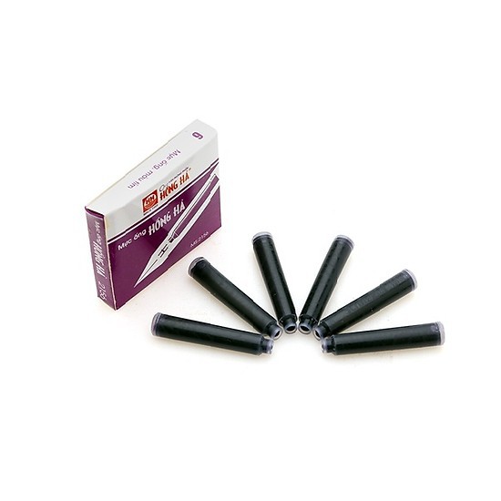 Ống Mực Bút Máy 😍FREESHIP😍 Hộp Mực Ống Hồng Hà ( 60 ống /hộp ) 3.4MM