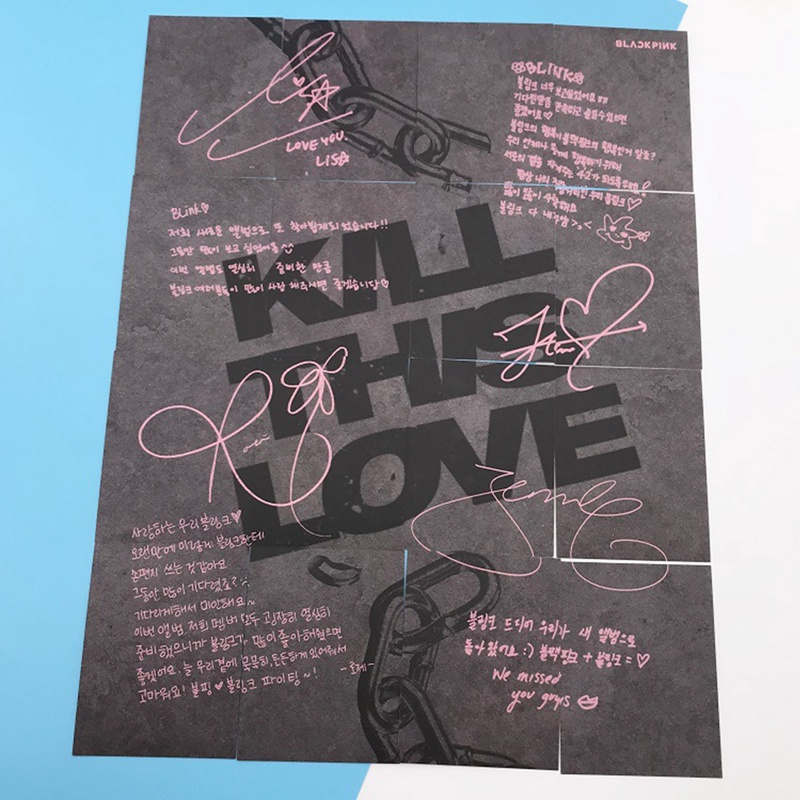 Set 16 Tấm Thẻ Ảnh Lomo In Hình Nhóm Nhạc Kpop BLACKPINK