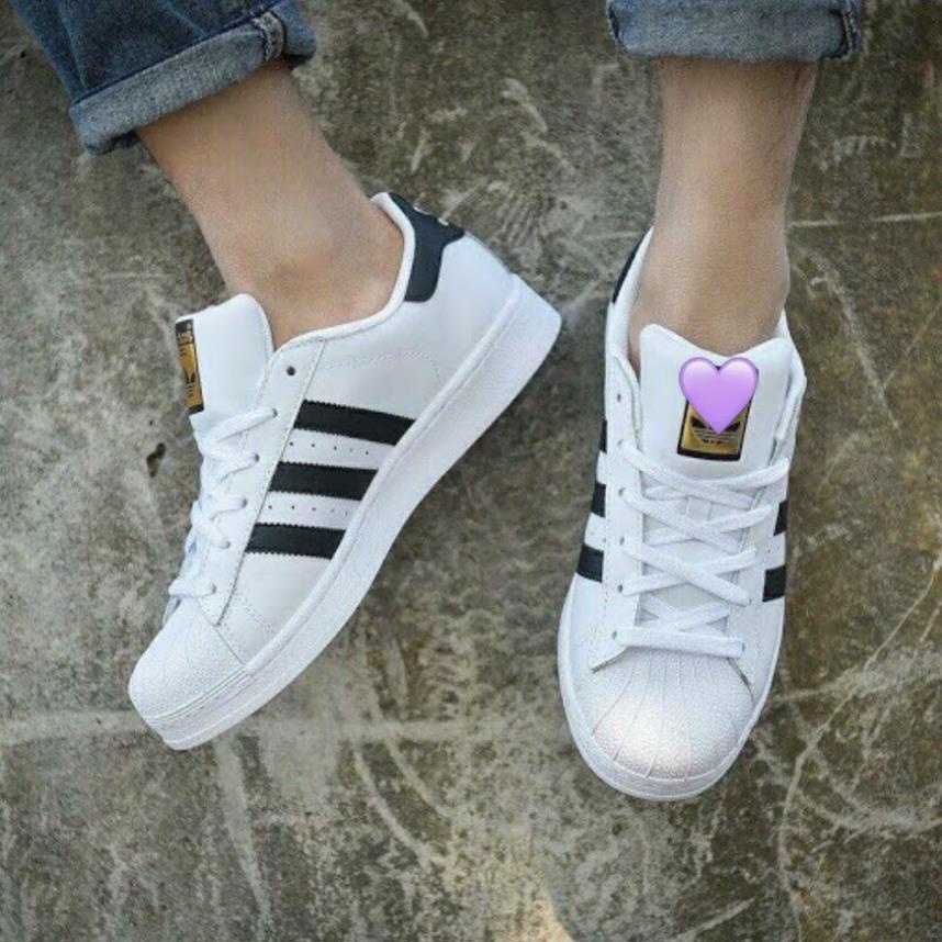 Giày Thể Thao Adidas Superstar Trắng Sọc Đen, giày thể thao Adidas Cao Cấp nam nữ full size 36-43 -Tình Sneaker | BigBuy360 - bigbuy360.vn