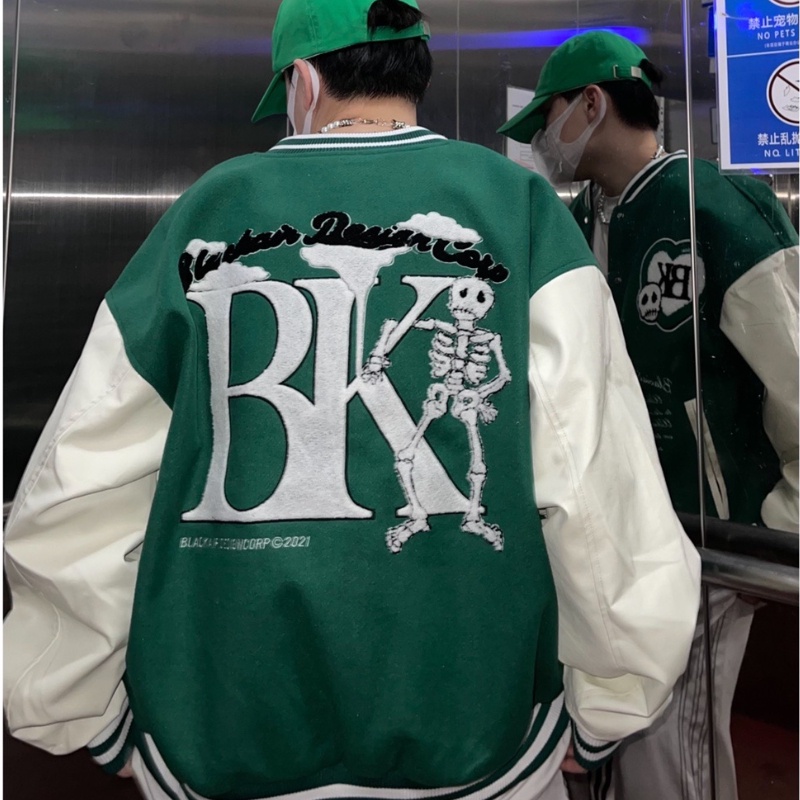 Áo khoác dáng rộng phong cách hip hop thời trang cao cấp cho nam