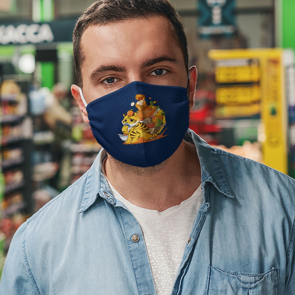 Khẩu trang 2022 chúc mừng năm mới nhâm dần tết happy new year cát tường CARTWELL chất liệu vải mềm dây đeo mềm dễ thở vả