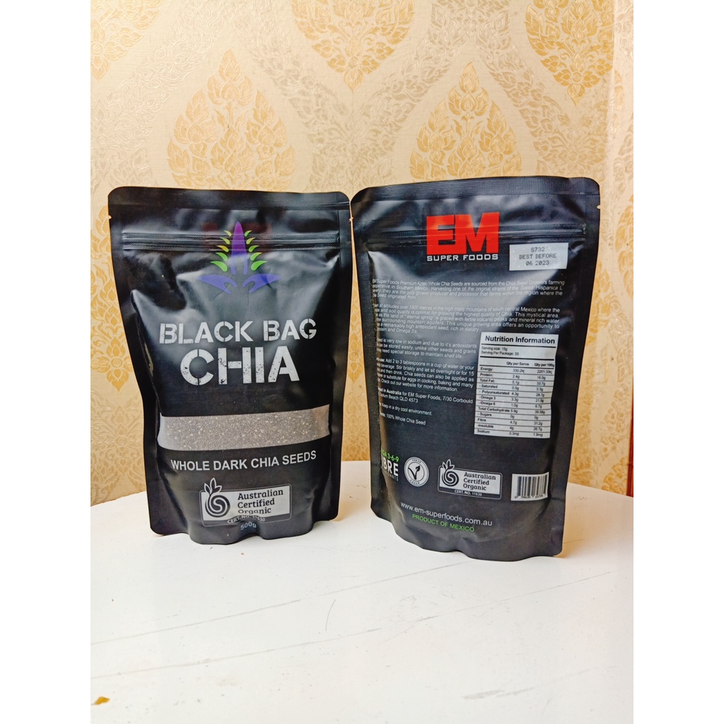 SẴN - 500G HẠT CHIA HÀNG ÚC CHUẨN MỚI VỀ