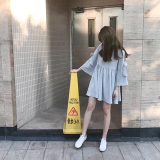ĐẦM BABYDOLL PHỐI NƠ (Có hình ảnh thật)