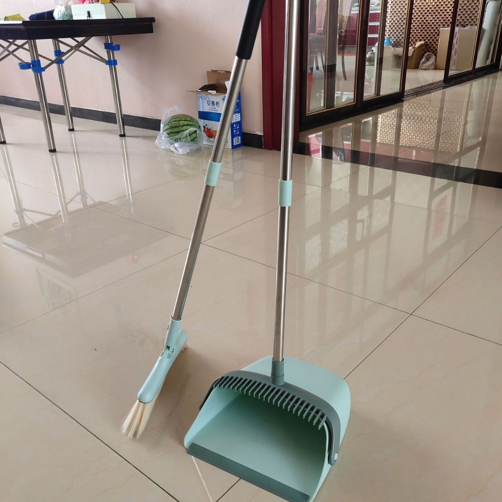 Chổi quét nhà kèm ky hốt rác tiện lợi tháo rời được ,tiện dụng, nhỏ gọn,cao 90cm - DTM Store