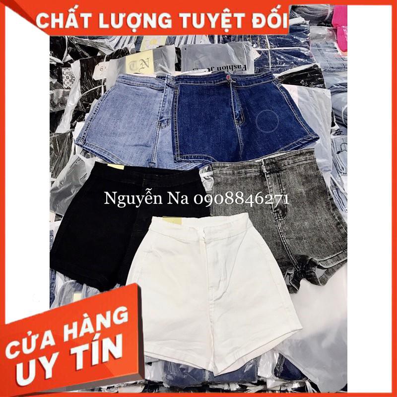 QUẦN SHORT JEANS ÔM LƯNG SIÊU CAO KO TÚI- ảnh thật shop chụp | BigBuy360 - bigbuy360.vn
