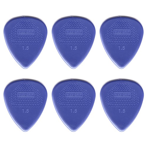 USA Dunlop 6 Nylon MaxGrip 1.5mm - Phím đàn Guitar - Pick - Picks (móng gảy)